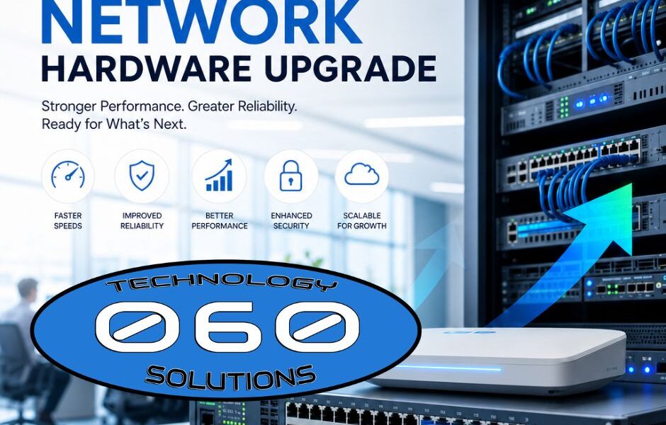 Business network hardware upgrade for Kansas companies – modern IT infrastructure and secure networking by 060 Technology Solutions