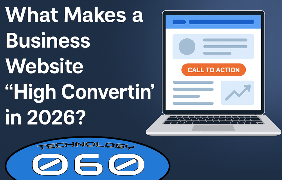 High converting business website design with call to action in 2026